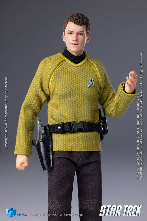 Hiya Toys Star Trek 2009 Chekov Exquisite Super Series 1/12 Action Figure