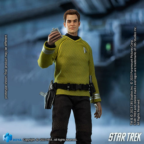 Hiya Toys Star Trek 2009 James T. Kirk Exquisite Super Series 1/12 Action Figure