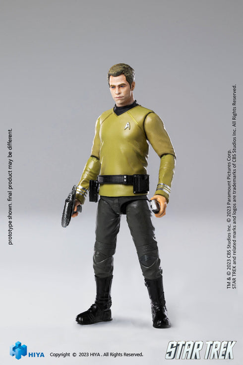 Hiya Toys Star Trek 2009 James T. Kirk Exquisite Mini 1/18 Action Figure