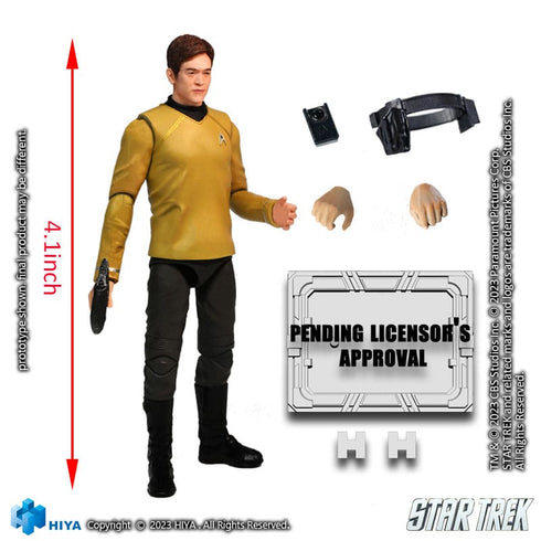 Hiya Toys Star Trek 2009 Sulu Exquisite Mini 1/18 Action Figure