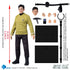 Hiya Toys Star Trek 2009 Sulu Exquisite Super Series 1/12 Action Figure