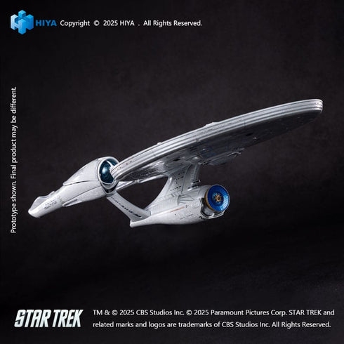 Hiya Toys Star Trek Strange 2009 REPLICAart Series Light Up Starship SS Enterprise NCC-1701 Replica