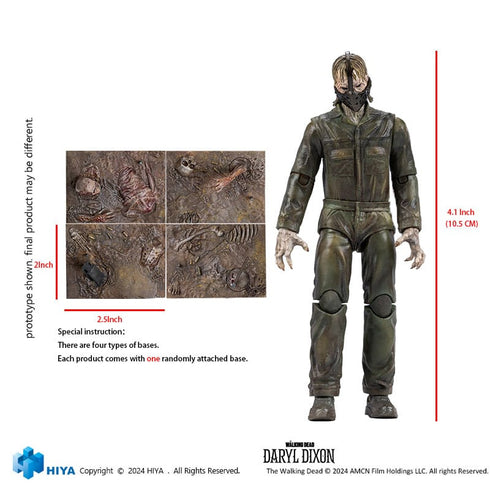 Hiya Toys The Walking Dead: Daryl Dixon Dark Eyes Walker Exquisite Mini 1/18 Action Figure