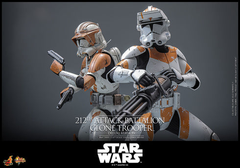 Hot Toys 212th Attack Battalion Clone Trooper (Deluxe Version) - Star Wars: The Clone Wars - MMS852 - 1/6 Scale Collectible Figure