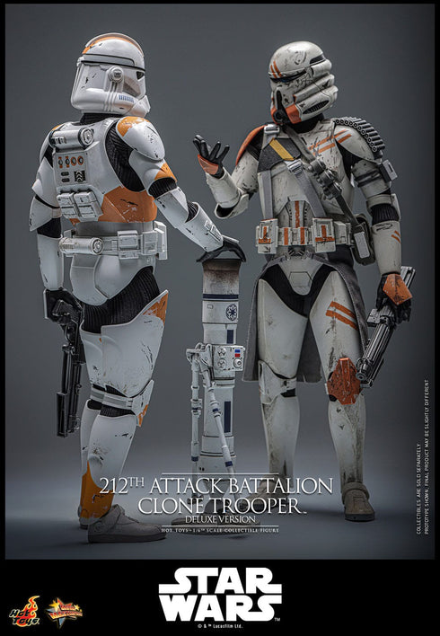 Hot Toys 212th Attack Battalion Clone Trooper (Deluxe Version) - Star Wars: The Clone Wars - MMS852 - 1/6 Scale Collectible Figure