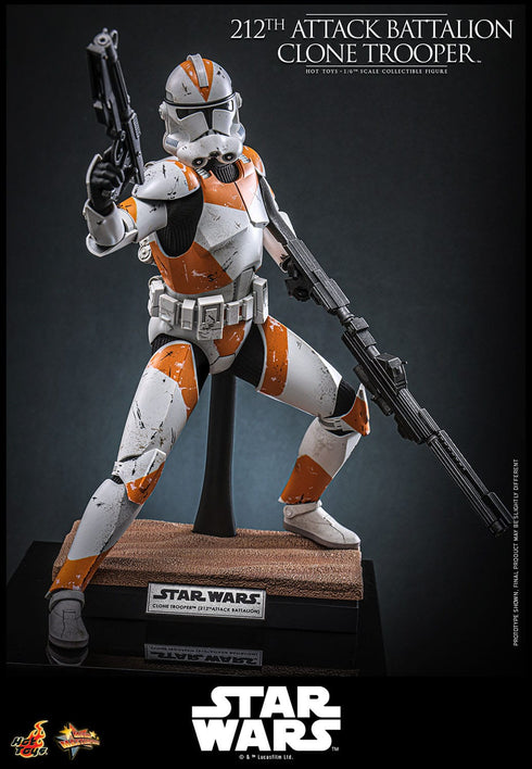 Hot Toys 212th Attack Battalion Clone Trooper (Deluxe Version) - Star Wars: The Clone Wars - MMS852 - 1/6 Scale Collectible Figure