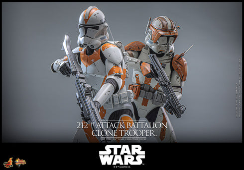 Hot Toys 212th Attack Battalion Clone Trooper (Deluxe Version) - Star Wars: The Clone Wars - MMS852 - 1/6 Scale Collectible Figure
