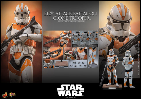 Hot Toys 212th Attack Battalion Clone Trooper (Deluxe Version) - Star Wars: The Clone Wars - MMS852 - 1/6 Scale Collectible Figure