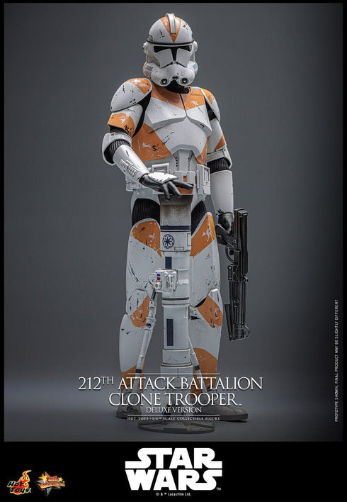 Hot Toys 212th Attack Battalion Clone Trooper (Deluxe Version) - Star Wars: The Clone Wars - MMS852 - 1/6 Scale Collectible Figure