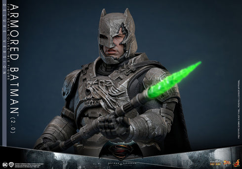 Hot Toys Batman v Superman: Dawn of Justice Movie Masterpiece Armored Batman 2.0 (Deluxe Version) 1/6 Action Figure