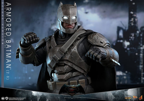 Hot Toys Batman v Superman: Dawn of Justice Movie Masterpiece Armored Batman 2.0 (Deluxe Version) 1/6 Action Figure