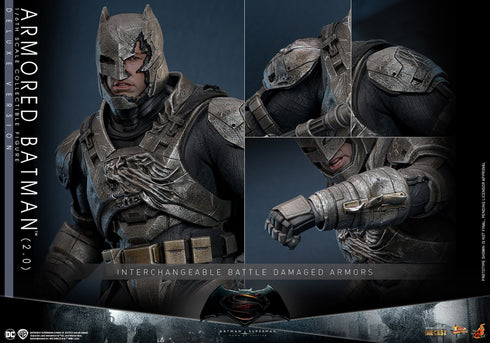 Hot Toys Batman v Superman: Dawn of Justice Movie Masterpiece Armored Batman 2.0 (Deluxe Version) 1/6 Action Figure