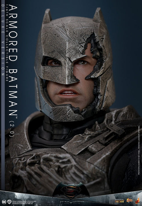 Hot Toys Batman v Superman: Dawn of Justice Movie Masterpiece Armored Batman 2.0 (Deluxe Version) 1/6 Action Figure