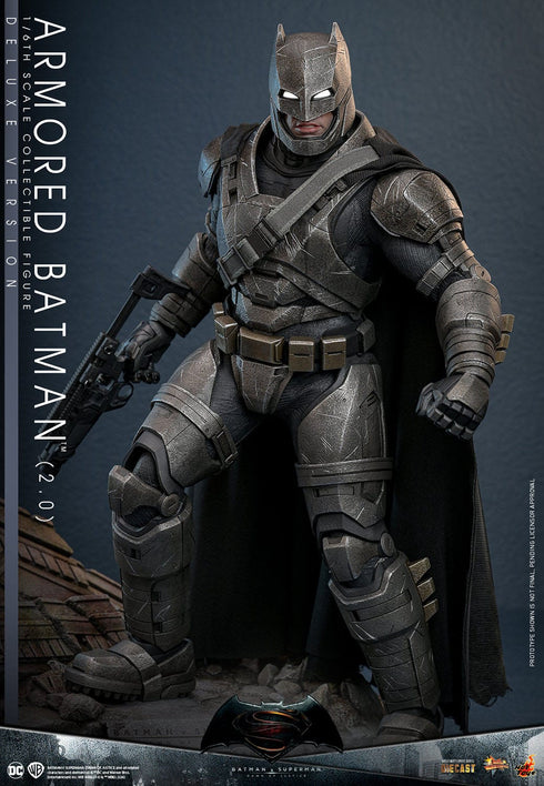 Hot Toys Batman v Superman: Dawn of Justice Movie Masterpiece Armored Batman 2.0 (Deluxe Version) 1/6 Action Figure