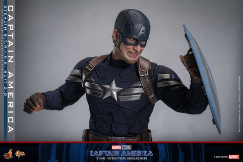 Hot Toys Captain America: The Winter Soldier Movie Masterpiece Captain America (Stealth S.T.R.I.K.E. Suit) 1/6 Figure