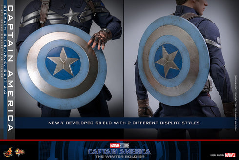 Hot Toys Captain America: The Winter Soldier Movie Masterpiece Captain America (Stealth S.T.R.I.K.E. Suit) 1/6 Figure