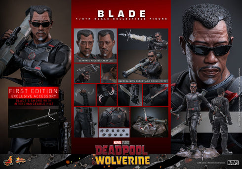 Hot Toys Blade - Deadpool & Wolverine - MMS791 - 1/6 Scale Collectible Figure