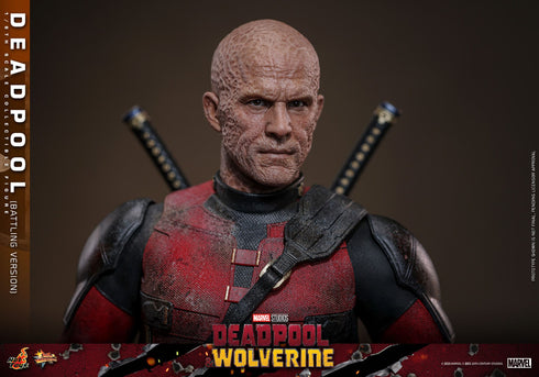 Hot Toys Deadpool (Battling Version) - Deadpool & Wolverine - MMS782 - 1/6 Scale Collectible Figure