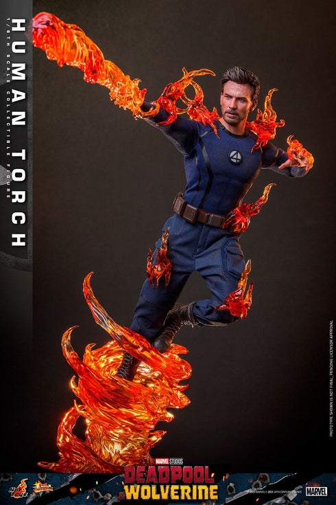 Hot Toys Human Torch - Deadpool & Wolverine - MMS789 - 1/6 Scale Collectible Figure
