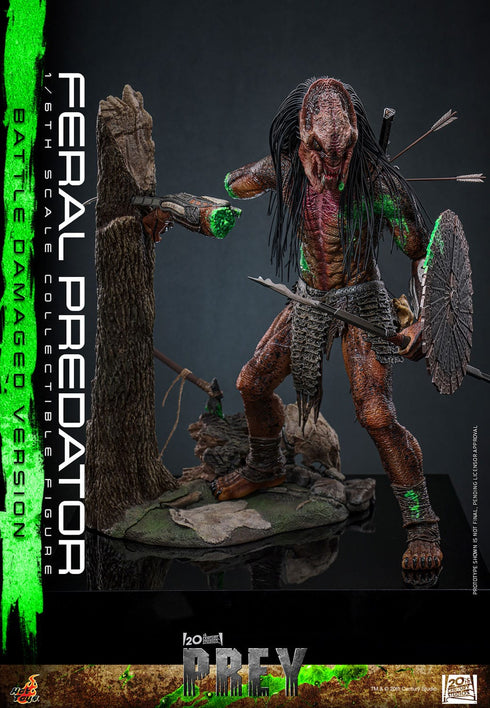 Hot Toys Feral Predator (Battle Damaged Version) - Prey - TMS173 - 1/6 Scale Collectible Figure