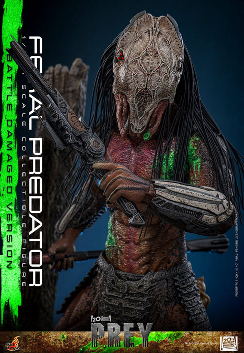 Hot Toys Feral Predator (Battle Damaged Version) - Prey - TMS173 - 1/6 Scale Collectible Figure