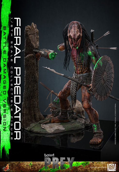 Hot Toys Feral Predator (Battle Damaged Version) - Prey - TMS173 - 1/6 Scale Collectible Figure