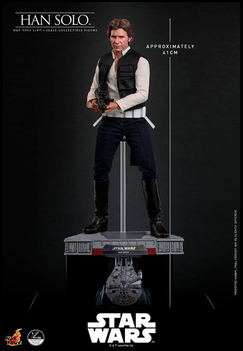 Hot Toys Han Solo - Star Wars Episode IV: A New Hope - QS026 - 1/4 Scale Collectible Figure
