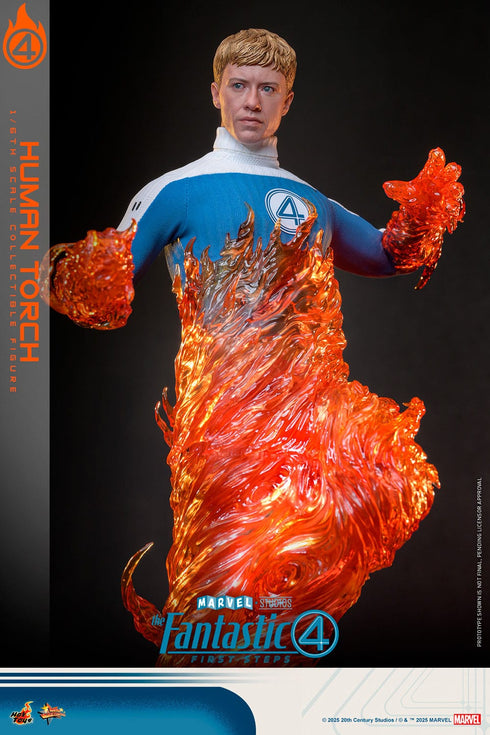 Hot Toys Human Torch - The Fantastic Four: First Steps - MMS829 - 1/6 Scale Collectible Figure