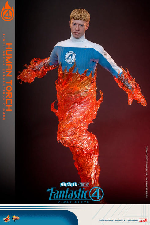 Hot Toys Human Torch - The Fantastic Four: First Steps - MMS829 - 1/6 Scale Collectible Figure