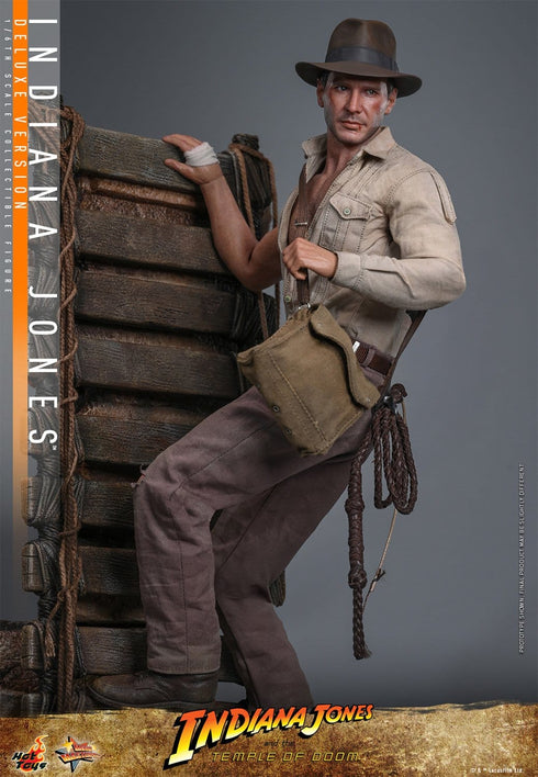 Hot Toys Indiana Jones (Deluxe Version) - Indiana Jones and the Temple of Doom - MMS861 - 1/6 Scale Collectible Figure