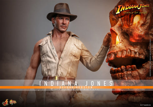 Hot Toys Indiana Jones (Deluxe Version) - Indiana Jones and the Temple of Doom - MMS861 - 1/6 Scale Collectible Figure