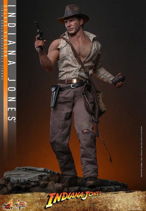 Hot Toys Indiana Jones (Deluxe Version) - Indiana Jones and the Temple of Doom - MMS861 - 1/6 Scale Collectible Figure