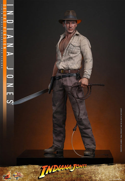 Hot Toys Indiana Jones (Deluxe Version) - Indiana Jones and the Temple of Doom - MMS861 - 1/6 Scale Collectible Figure
