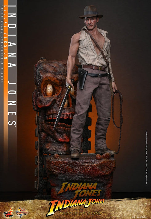 Hot Toys Indiana Jones (Deluxe Version) - Indiana Jones and the Temple of Doom - MMS861 - 1/6 Scale Collectible Figure