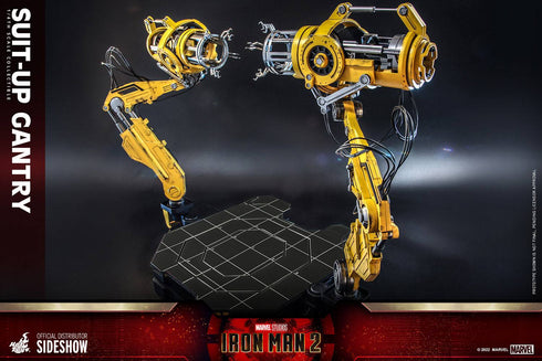 Hot Toys Iron Man Mark IV & Suit-Up Gantry - Iron Man 2 - QS020 & ACS02 - 1/4 Scale Collectible Figure Set