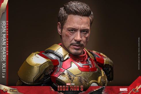 Hot Toys Iron Man Mark XLII (2.0) Deluxe - Iron Man 3 - MMS759D66 - Diecast 1/6 Scale Collectible Figure