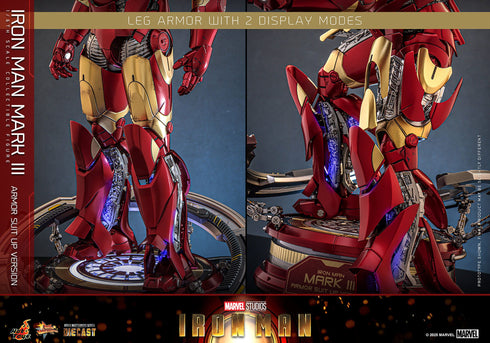 Hot Toys Iron Man Mark III (Armor Suit Up Version) - Iron Man - MMS825D72 - Diecast 1/6 Scale Collectible Figure