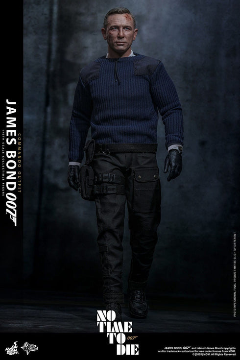 Hot Toys No Time To Die James Bond (Commando Outfit) 1/6 Action Figure