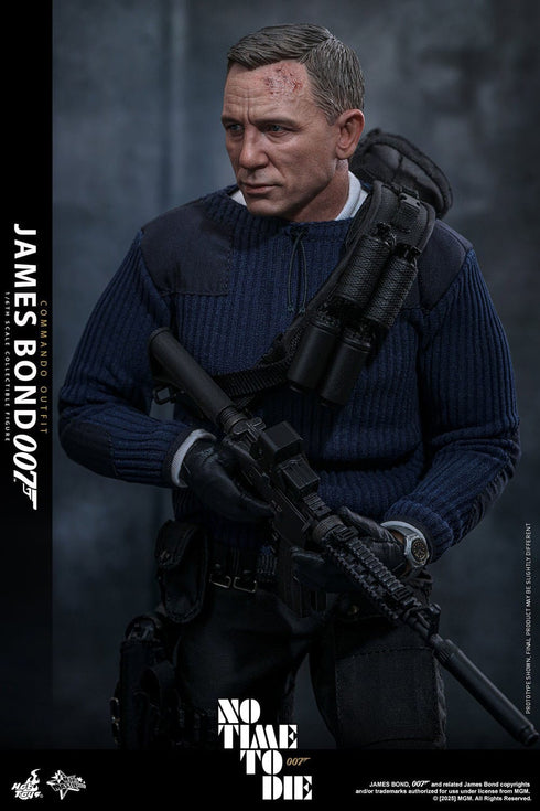 Hot Toys No Time To Die James Bond (Commando Outfit) 1/6 Action Figure
