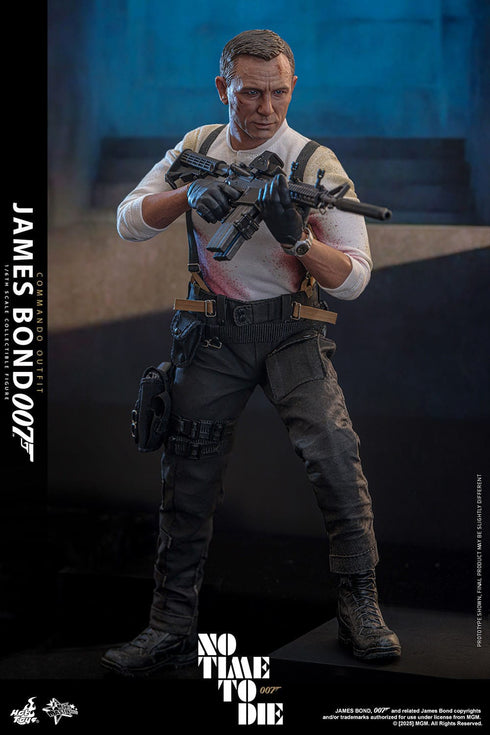 Hot Toys No Time To Die James Bond (Commando Outfit) 1/6 Action Figure