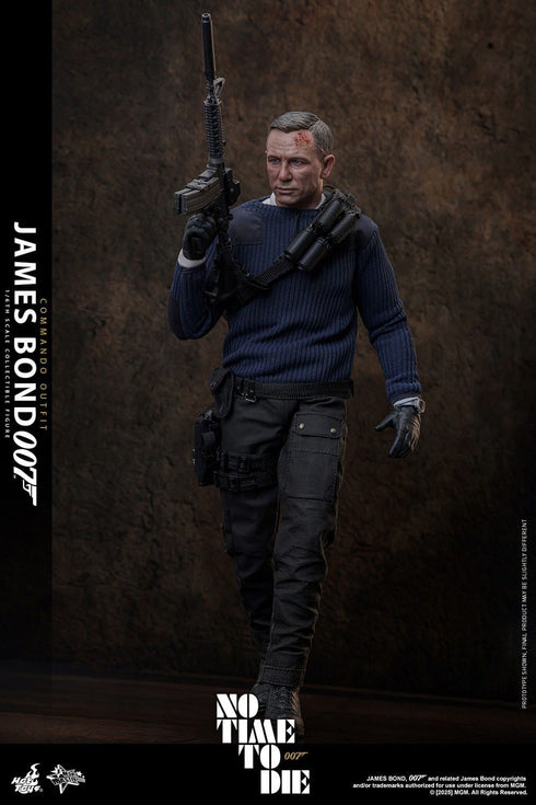 Hot Toys No Time To Die James Bond (Commando Outfit) 1/6 Action Figure
