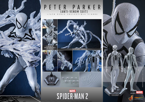 Hot Toys Peter Parker (Anti-Venom Suit) - Spider-Man 2 Video Game - VGM69 - 1/6 Scale Collectible Figure