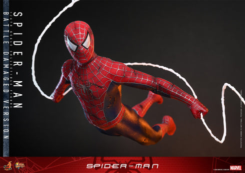 Hot Toys Spider-Man (Battle Damaged Version) - Spider-Man - MMS859 - 1/6 Scale Collectible Figure