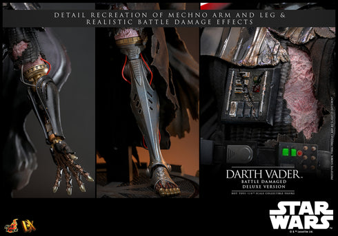 Hot Toys Darth Vader Battle Damaged Deluxe Version - Star Wars - DX45 - 1/6 Scale Collectible Figure
