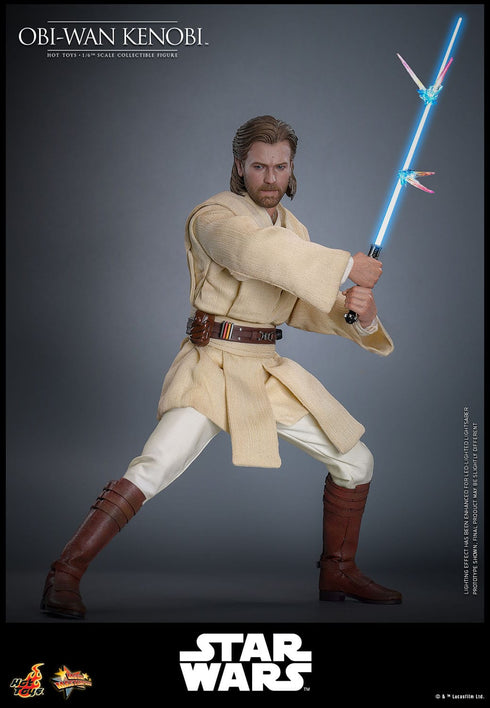 Hot Toys Obi-Wan Kenobi - Star Wars: Episode II - Attack of the Clones - MMS808 - 1/6 Scale Collectible Figure