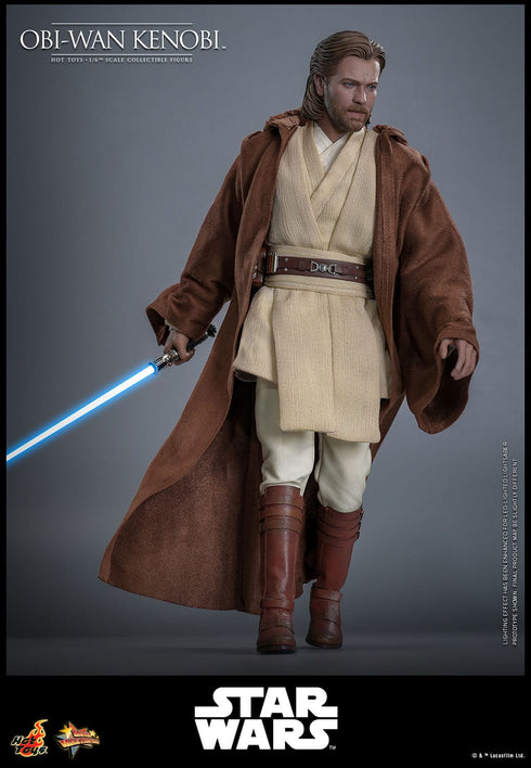 Hot Toys Obi-Wan Kenobi - Star Wars: Episode II - Attack of the Clones - MMS808 - 1/6 Scale Collectible Figure