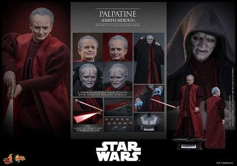Hot Toys Star Wars Episode III - Revenge of the Sith Palpatine (Darth Sidious) 1/6 Action Figure