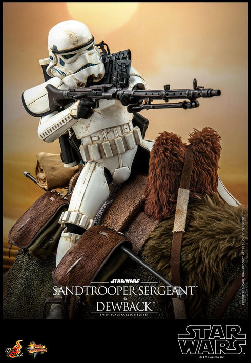 Hot Toys Dewback & Sandtrooper Sergeant - Star Wars Episode IV - MMS722 - 1/6 Scale Collectible Figure Set