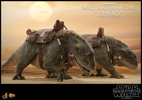 Hot Toys Dewback & Sandtrooper Sergeant - Star Wars Episode IV - MMS722 - 1/6 Scale Collectible Figure Set
