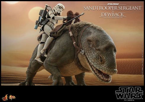 Hot Toys Dewback & Sandtrooper Sergeant - Star Wars Episode IV - MMS722 - 1/6 Scale Collectible Figure Set